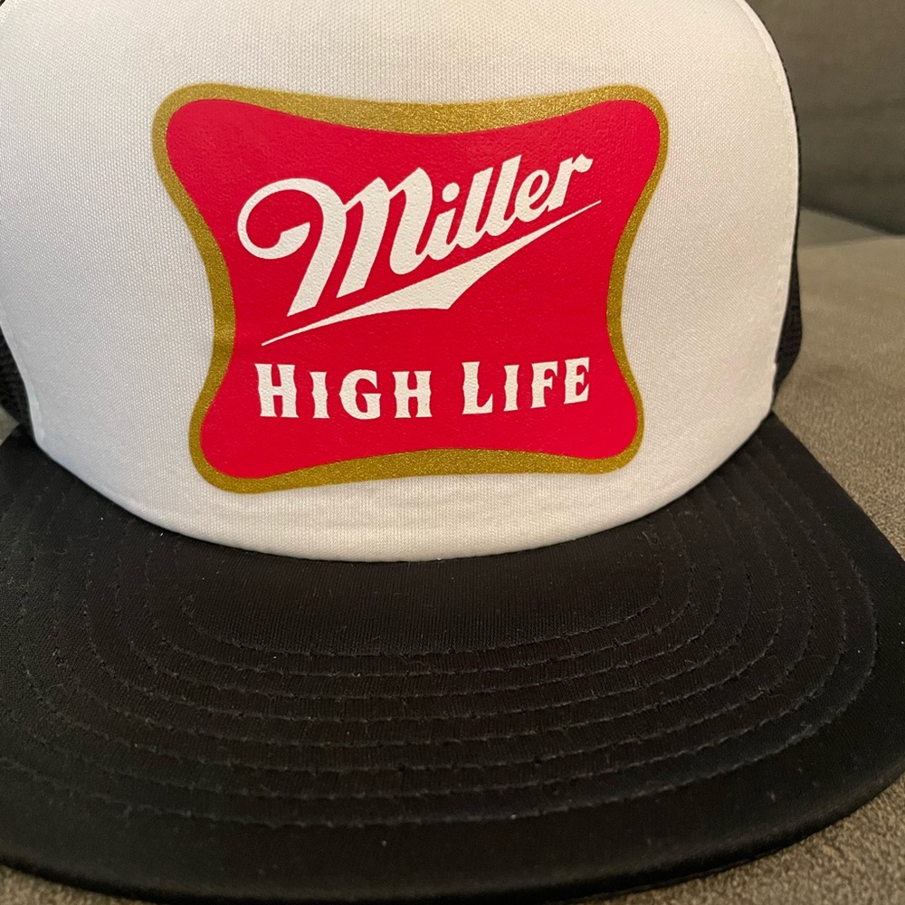 Two beer trucker hats
